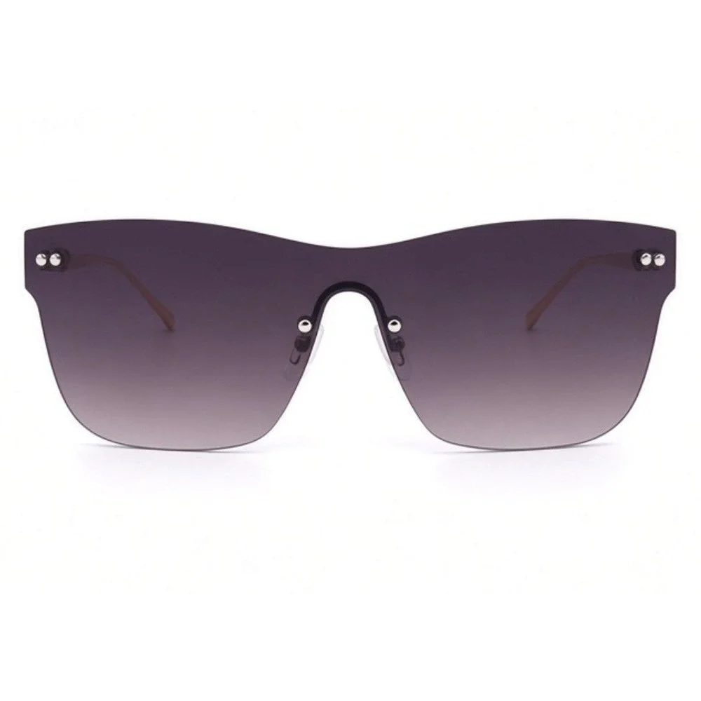 Sunglasses Black Lens Fashion Oversized Shield Sunglasses Luxury Driving Eyewear